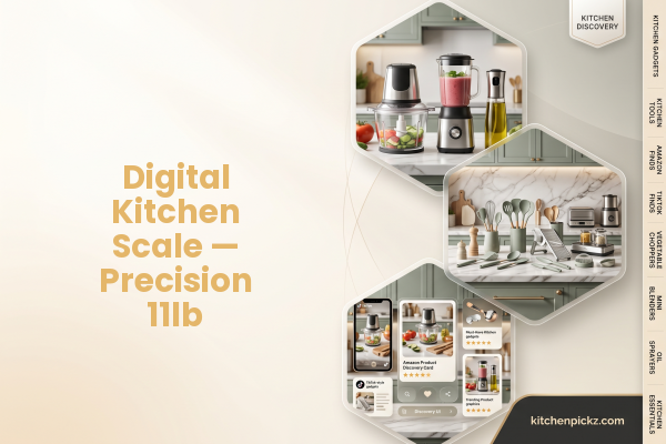 Digital Kitchen Scale — Precision 11lb